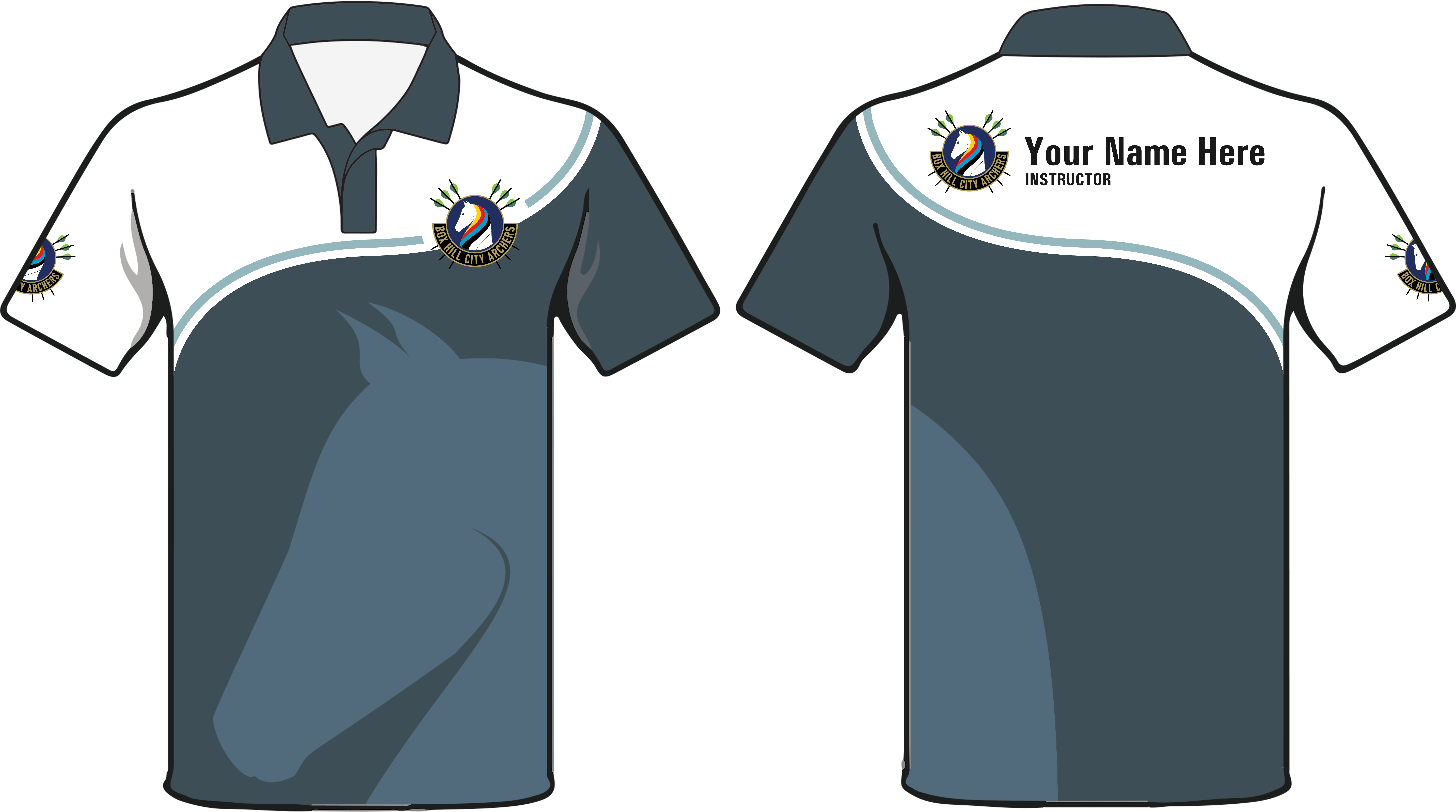 Shirt Design with an Alternate Name Style