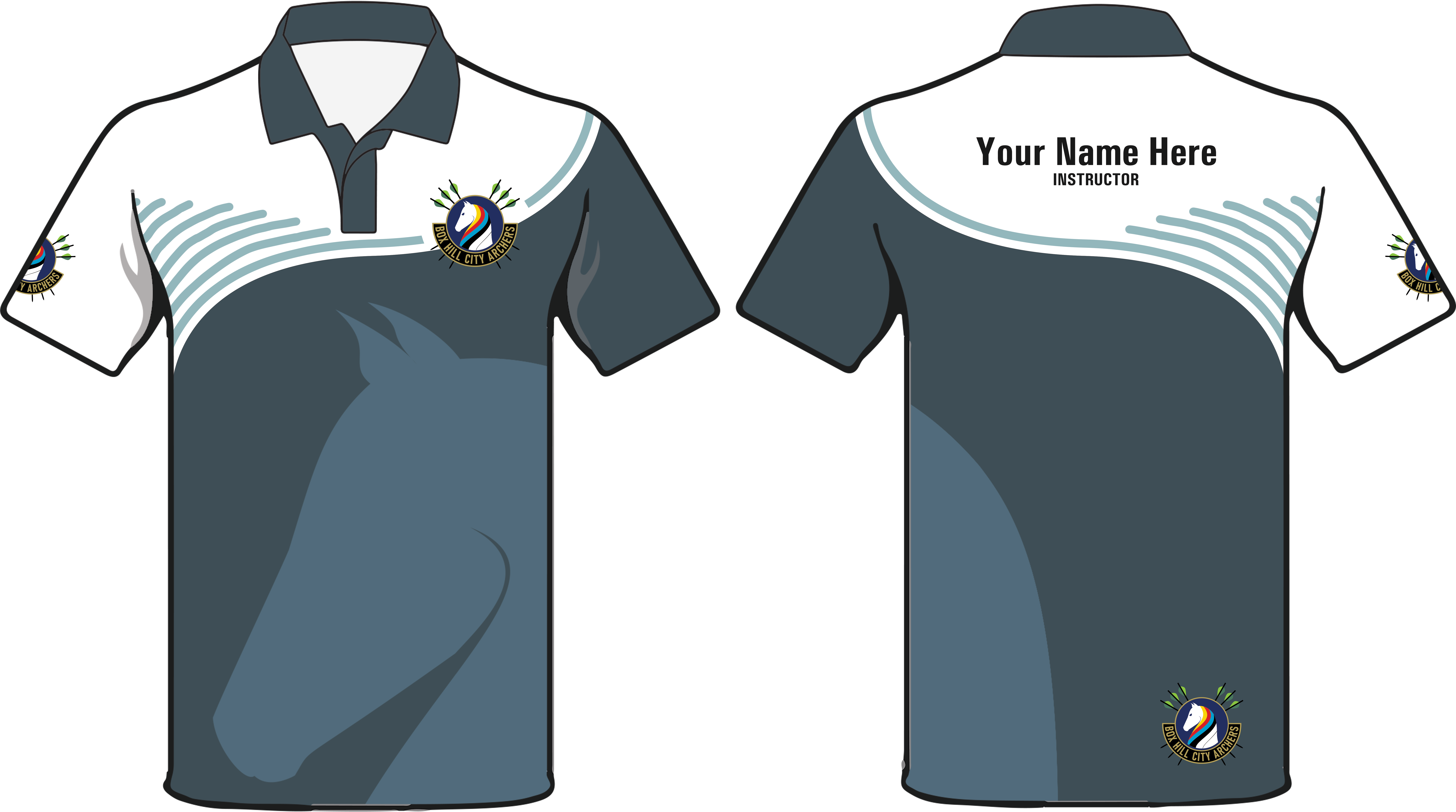 Shirt with Line Accents